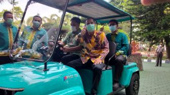 Buat Kolaborasi, Mobil Listrik Unila akan Diperkenalkan ke PT Pindad