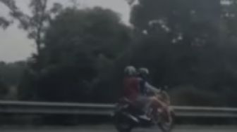 Video Motor Melenggang di Tol Jakarta-Cikampek, Warganet Kebingungan