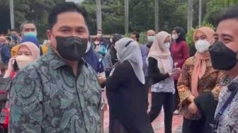 Erick Thohir Berangkatkan Umrah Orang Tua Leli Agustin Korban Perampokan BRI Link Way Bungur