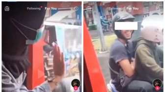 Naik Angkot, Wanita Beri Salam ke Pria Pengendara Motor, Ujungnya Malu Sendiri