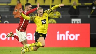 Dortmund vs Freiburg: Erling Haaland Cetak Brace, Die Borussen Menang 5-1