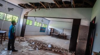Sekolah Rusak Akibat Gempa di Banten