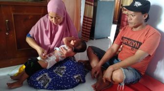 Pilu! Bayi Tanpa Lubang Anus Menunggu Jadwal Operasi di RSUD dr Soetomo hingga 2 Tahun Lamanya Tidak Ada Kejelasan