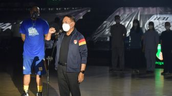 Wakili Presiden Joko Widodo, Menpora Buka Indonesian Basket Ball League 2022