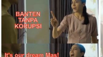 Pemprov Banten Gaungkan Tanpa Korupsi Pakai Meme Layangan Putus, Netizen: Cuma Mimpi