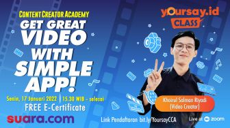 Yoursay.id Class: Belajar Editing Video Pakai Aplikasi VN di Smartphone