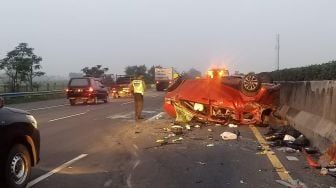 Tiga Kendaraan Kecelakaan di Tol Tangerang-Merak