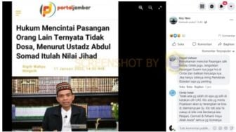 Cek Fakta: Ceramah UAS Sebut Mencintai Pasangan Orang Lain Tidak Dosa, Menurutnya Itulah Nilai Jihad, Benarkah?