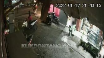 Hitungan Detik, Motor Pedagang Kaki Lima di Bontang Raib, Aksinya Dilakukan Dalam Hitungan Detik