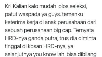 Viral Curhat Pria, Ngaku Diajak Tinggal di Kos Bareng HRD Usai Lolos Seleksi Kerja