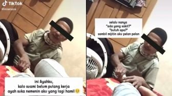 Beri Perhatian Penuh, Ayah Rawat Anak Perempuannya yang Sedang Hamil Tua Bikin Trenyuh