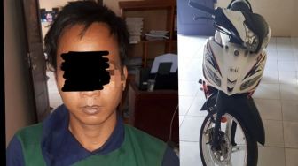 Maling Motor di Candipuro, Polisi Ciduk Pria Asal Lampung Timur Ini
