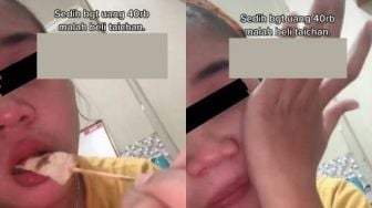 Viral Cewek Nangis Sambil Makan, Curhat Mau Beli Mobil, tapi Pas Tahu Uangnya, Warganet Malah Emosi