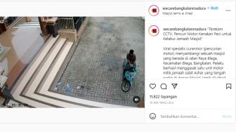 Sengaja Cari Masjid Sepi, Pria Asal Bandar Lampung Target Motor Jemaah yang Ditinggal Salat