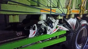 Menabrak Truk Berhenti Hingga Ringsek, Pengendara Motor di Kulon Progo Tewas di Tempat