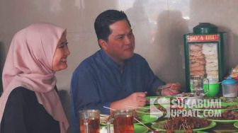 Erick Thohir Jajal Sate Legendaris Sukabumi Bareng Adit Masterchef Indonesia