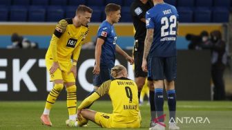 Borussia Dortmund Pecundangi Hoffenheim 3-2, Erling Haaland Jadi Tumbal