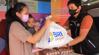 BRI Salurkan Bantuan Pencegahan Stunting Anak Indonesia Dalam Peringatan Hari Gizi Nasional 2022