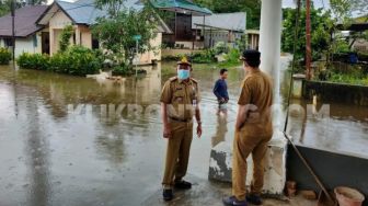 Hujan Mengguyur Kota Taman, Peringatan Waspada Banjir Diberikan, Air Sungai Bontang Disebut Meluap