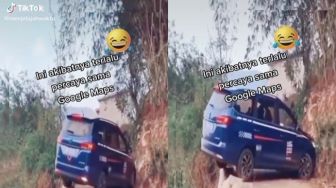 Viral Mobil Terjebak di Jalan &#039;Maut&#039; Gegara Terlalu Percaya Peta Online, Skill Sopir Ramai Tuai Pujian