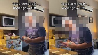 Rekam Kue Dagangan, Kepala Bapak Ini Bikin Salfok: Kayak Matahari Teletubbies