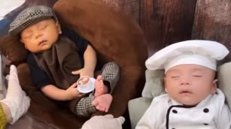 Baby L dan Baby Adzam Foto Bareng, Lesti Kejora: Kopi Susu