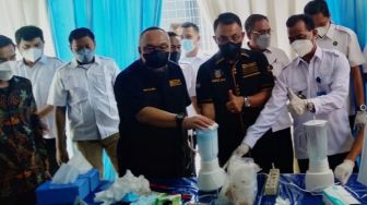 Tangkapan Desember 2021, 2 Kg Sabu Dimusnahkan BNN Lampung