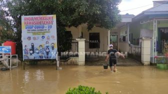 Banjir Terparah di Kota Bontang, 15 RT Terendam Selama 18 Jam, Wali Kotanya 'Pelesiran' ke Jatim