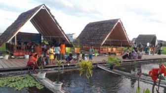 Desa Je&#039;netallasa Kabupaten Gowa Punya Spot Wisata Baru, Ada Saung dan Kolam Ikan