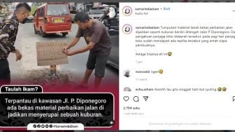 Geger! Makam Edy Mulyadi di Jalanan Samarinda, Aksi Tabur Bunga Dilakukan, Warganet: Hancur Liur