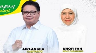 Banyak Videotron di Surabaya Tampilkan Airlangga Gandeng Khofifah, Bagaimana Reaksi Golkar?