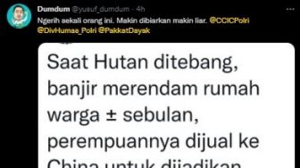 Singgung Wanita Kalimantan Dijual ke China Jadi Budak Seks, Nicho Silalahi Disemprot Sosok Ini