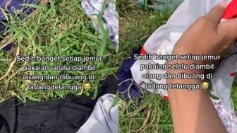 Wanita Sedih Gegara Jemuran Diambil Orang dan Dibuang di Ladang Tetangga, Publik Sarankan Ini