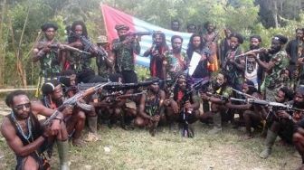 Brutal, KKB Serang Pos TNI di Kabupaten Puncak Papua
