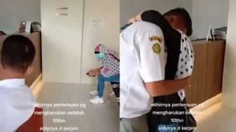 Bikin Terenyuh, Begini Momen Pertemuan Ibu dan Anak Setelah 10 Tahun Tak Jumpa