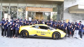 Kick Off Branding, Nanolite Bikin Konten dengan Supercar dan 200 Influencer