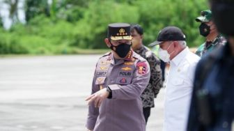 Kapolri Jenderal Pol Listyo Sigit Prabowo berkunjung ke Kaltim, Tinjau Langsung IKN Nusantara