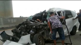 Kecelakaan Mengerikan di Tol Medan-Tebing Tinggi, Satu Orang Kondisinya Mengenaskan