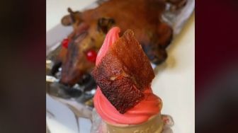 Viral Sisca Kohl Bikin Es Krim Tes Kriuk untuk Imlek, Bahan yang Dipakai Babi Panggang