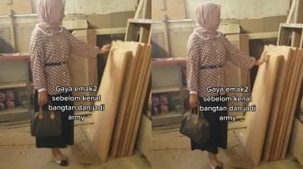 Emak-emak Pamer Gaya Sesudah Jadi Penggemar BTS, Penampilannya Bikin Anak Muda Insecure