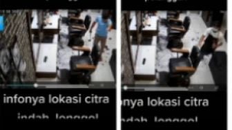 Viral Aksi Mengerikan Pelanggan yang Hampir Tebas Tukang Pangkas Rambut di Jonggol dengan Celurit