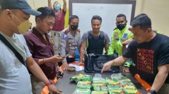 Polisi Gagalkan Pengiriman 15 kg Sabu di Tol Simpang Pematang Mesuji, Hendak Diedarkan di OKI Sumsel
