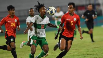 Ricky Kambuaya Cetak Gol, Timnas Indonesia Bantai Timor Leste 3-0