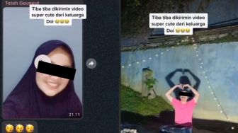 Dapat Video Ucapan Ultah dari Keluarga Pacar, Cewek ini Terkejut Bukan Main, Publik: Beruntung Banget