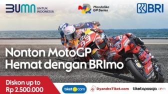 Untuk Dapat Tiket MotoGP, Nasabah Cukup Login Aplikasi BRImo dan Pilih Banner MotoGP di "Spesial Untukmu"