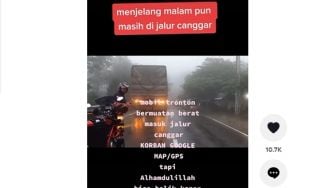 Gara-gara Ikuti Google Maps, Truk Tronton Muatan Berat Masuk Jalur Cangar Batu