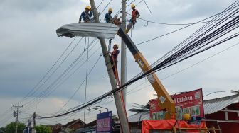 Kawasan Blok O dan Potorono Diamuk Angin Puting Beliung, 17.374 Pelanggan Listrik Terdampak