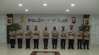 Pimpin Sertijab, Kapolda Kalbar Titip Amanah, Gencar Vaksin hingga Antisipasi Karhutla
