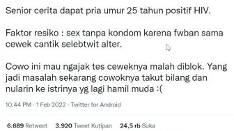 Viral, Selingkuh dengan FWB tanpa Pengaman, Seorang Pria Dikabarkan Positif HIV, Istrinya sedang Hamil Muda