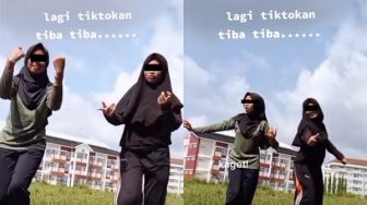 Cewek Lagi Joget TikTok di Pinggir Jalan, Auto Kabur Didatangi Segerombolan Hewan dari Alas